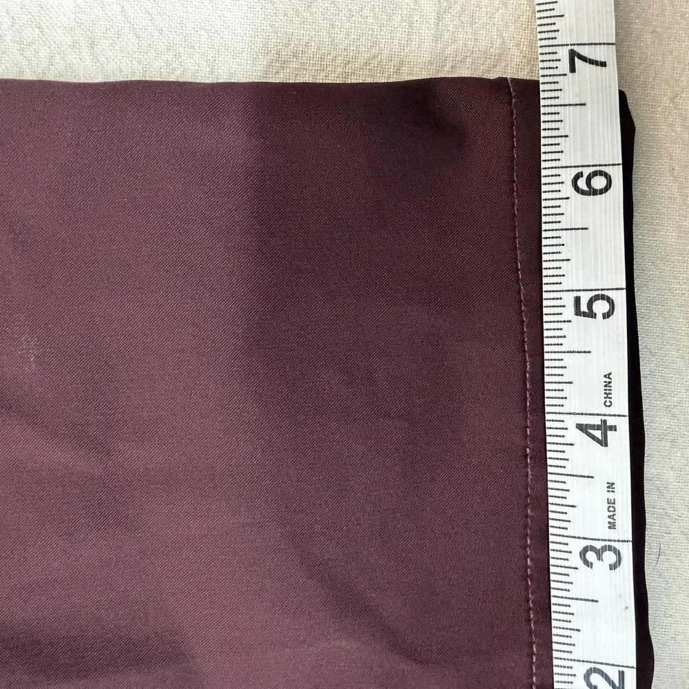 Theory Zaine SW Neoteric Pants Mens 30x32 Burgundy Slim Performance Stretch USA